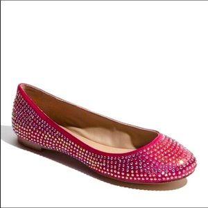 STEVE MADDEN DREEMY RHINESTONE FLATS